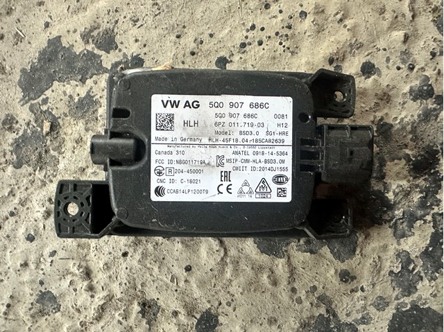 Датчик контролю мертвої зони, задній 5Q0907686C VAG