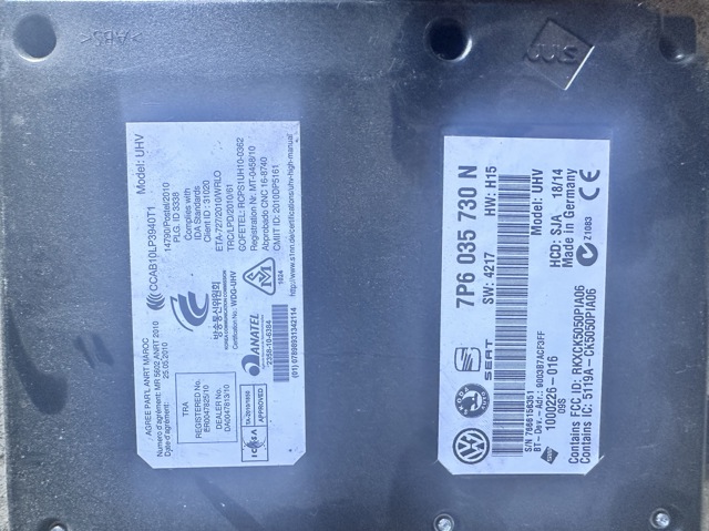 Блок керування Bluetooth 7P6035730N VAG