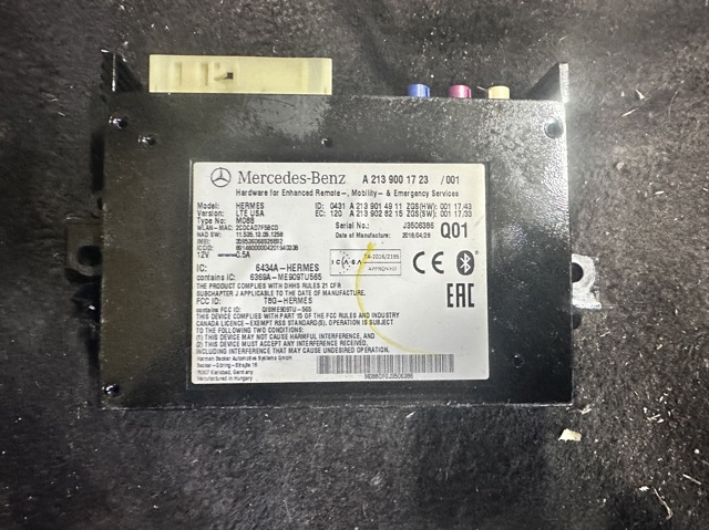 Блок керування телефоном A2139001723 MERCEDES