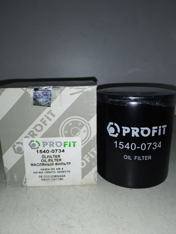 Profit фильтр масляный hyundai tucson 04-. kia rio, cerato, magentis