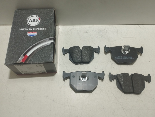Колодки гальмові задні, дискові 36715 ABS