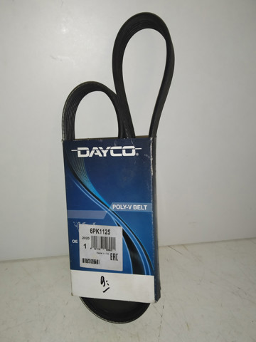Ремінь приводний, агрегатів 6PK1125 DAYCO