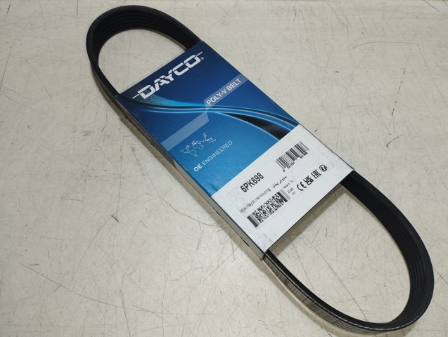 Ремінь приводний, агрегатів 6PK698 DAYCO