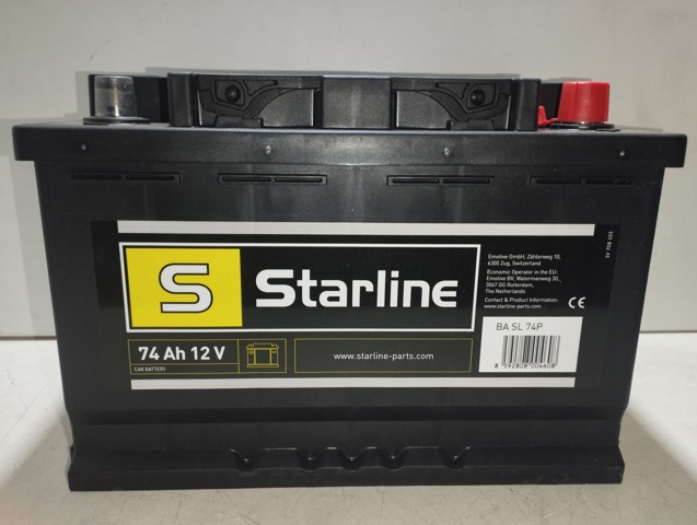 Батарея акумуляторна BASL74P STARLINE