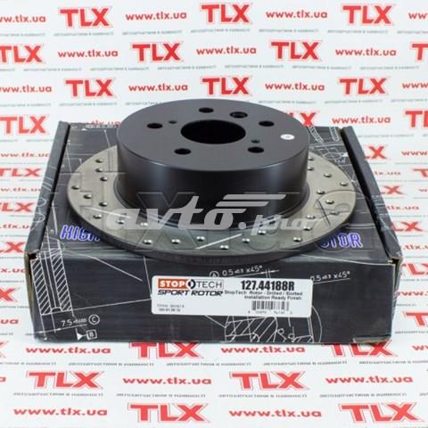 Диск гальмівний задній 12744188L STOPTECH