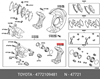 Скоба супорту переднього 4772109481 TOYOTA