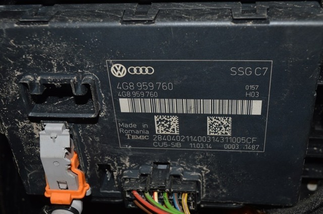 Модуль управління (ЕБУ) переднього сидіння 4G8959760 VAG