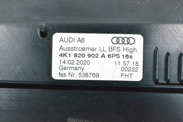 Решітка повітропровода 4K1820902A6PS VAG
