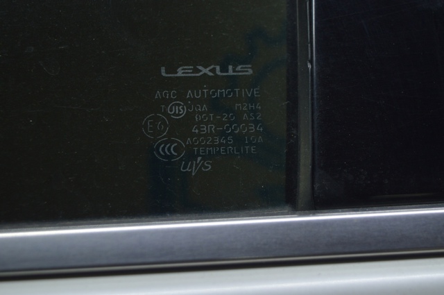Стекло двери зад лев lexus rx350 rx450h 10-15 (01) 68104-48130 68104-48130