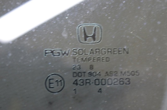 Скло передніх дверей, лівою 73350TVAA01 HONDA