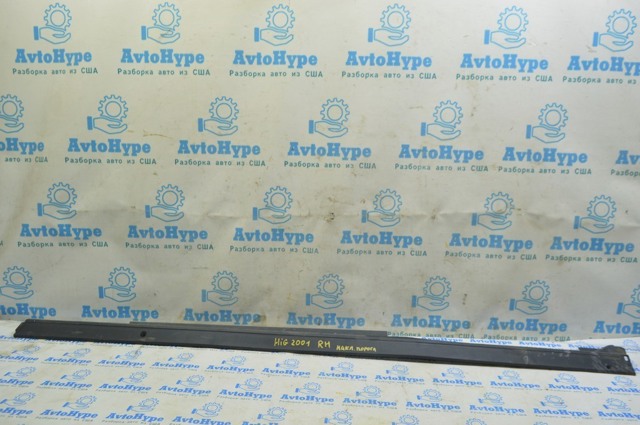 Накладка зовнішня (молдинг) порога, правий 758500E040 TOYOTA