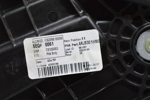 Механізм склопідйомника двері задньої, правої 83481F3000 HYUNDAI