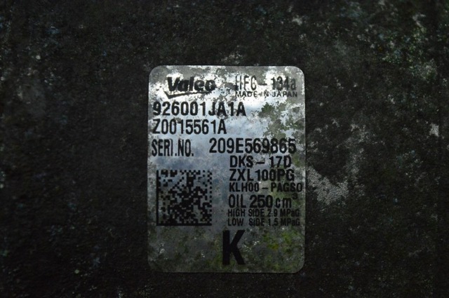 Компресор холодоагенту 926001JA1A NISSAN
