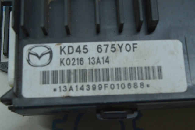 Блок управління комфорту KD45675Y0G MAZDA