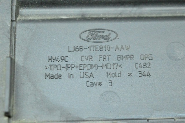 Бампер передній, нижня частина LJ6Z17D957A FORD