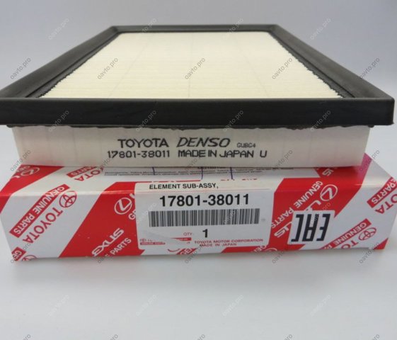 Автомобільний фільтр повітря 1780138011 TOYOTA