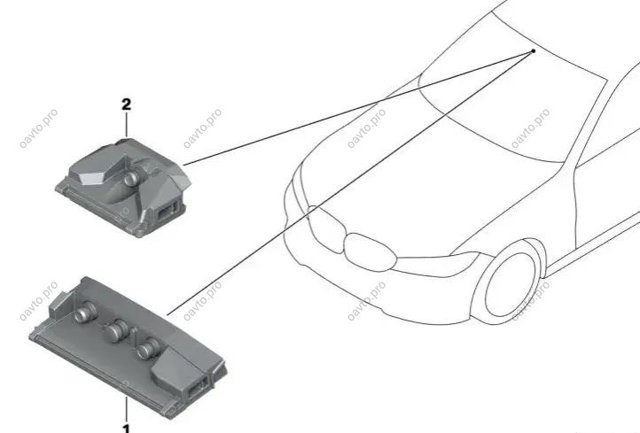 Камера системи забезпечення видимості 66515A97A00 BMW