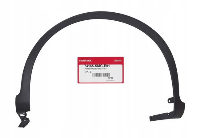 Накладка переднього лівого крила 74165SMGE01 HONDA