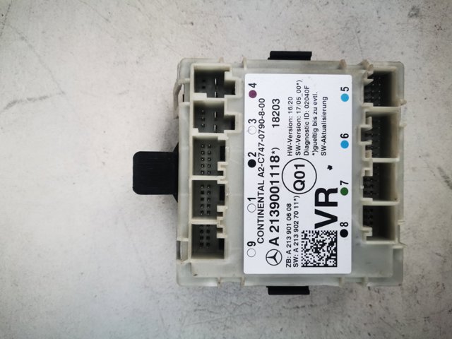 Блок комфорту передніх дверей A2139001118 MERCEDES