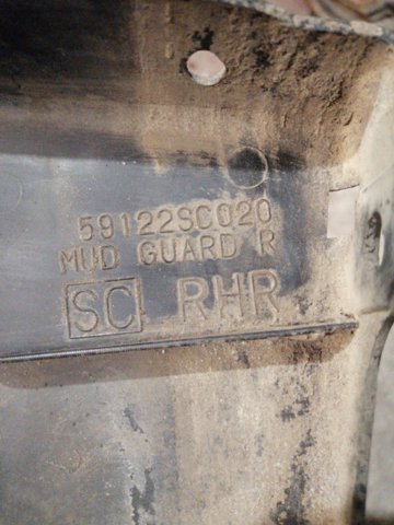 Захист заднього бампера 59122SC020 SUBARU