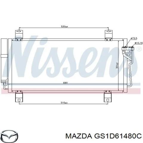 Конденсатор Mazda 6
