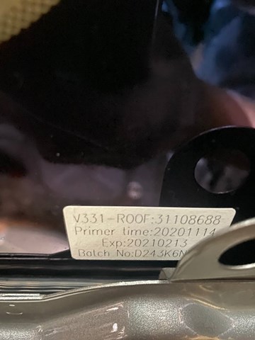 Скло люка даху 31108688 VOLVO