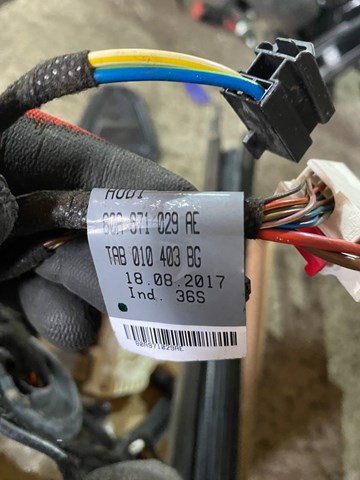 Електропроводка передніх дверей 80A971029AE VAG