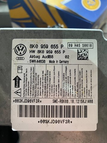 Блок управління airbag 8K0959655P VAG