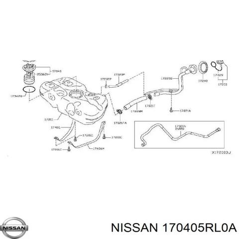 Насос занурювальний в баці 170405RL0A NISSAN