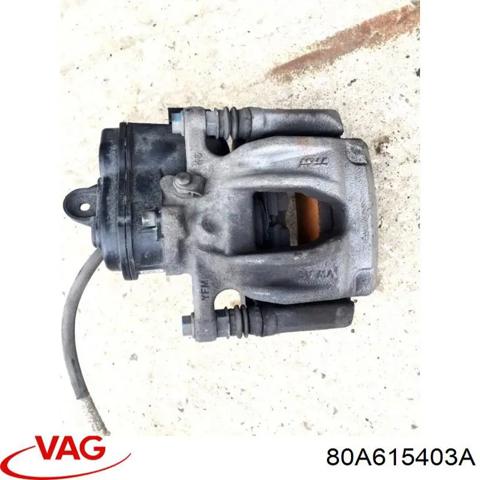 Задній гальмівний супорт лівий 80A615403A VAG