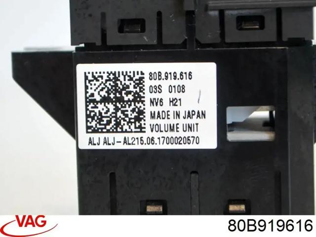 Багатофункціональний джойстик керування 80B919616 VAG
