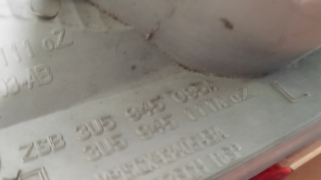 Ліхтар задній лівий 3U5945095A VAG