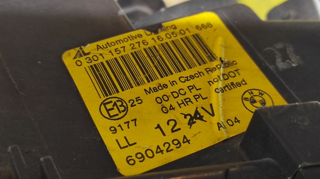 Фара комбінована, передня 6904294 BMW