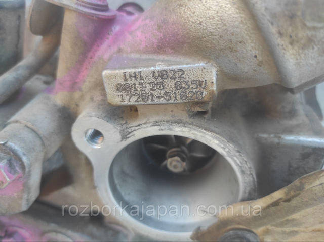 Турбонаддув 1720151020 TOYOTA