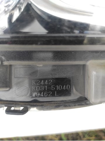 Фара ліва KD3151040 MAZDA