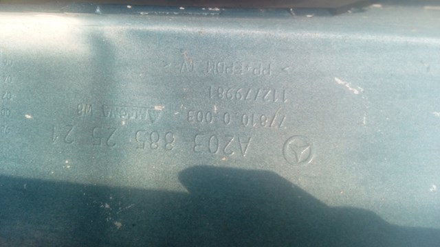 Молдинг заднього бампера, лівий A2038852521 MERCEDES
