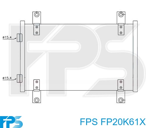 Конденсатор кондиціонера FP 20 K61-X