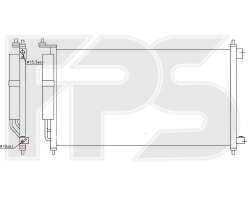 Конденсатор кондиціонера FP 50 K379-AV