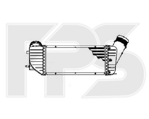 Радіатор наддуву FP 54 T101-NF