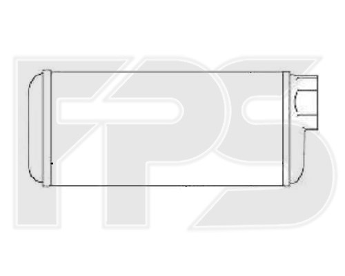Радіатор пічки FP 64 N166-AV