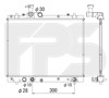 Радіатор двигуна FP68A816AV AVA