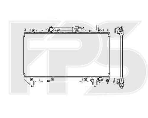 Радіатор охолодження FP 70 A520-KY