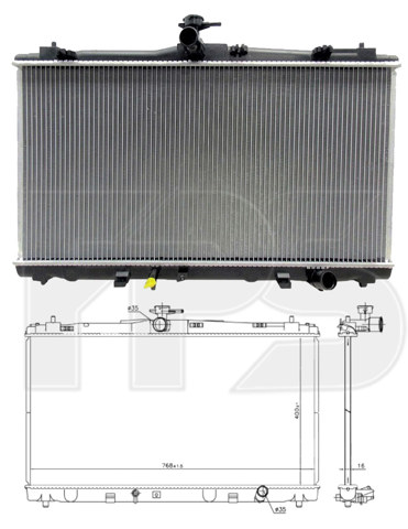 Радіатор охолодження FP 81 A860-NS