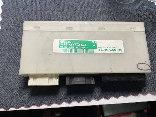 Блок управління комфорту YWC000922 LAND ROVER