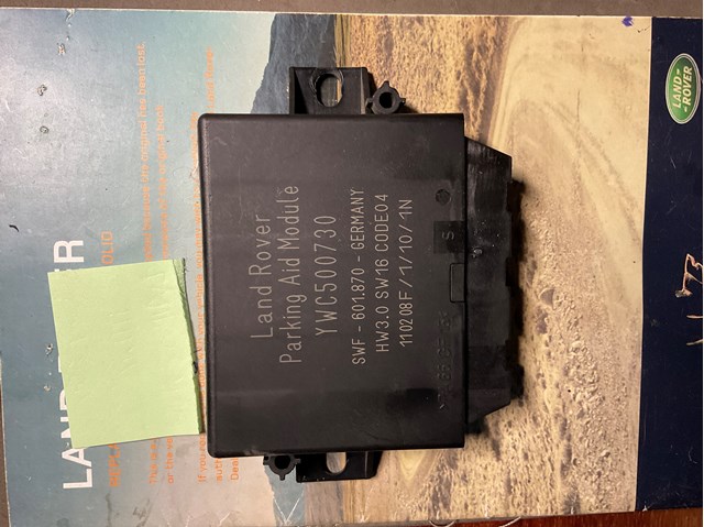Модуль (блок ЕБУ) управління парктроніком YWC500730 LAND ROVER