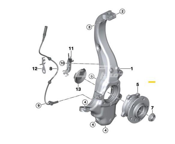 Маточина колеса передня 31206795959 BMW