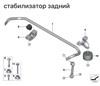 Тяжка стабілізатора, заднього Бмв 5