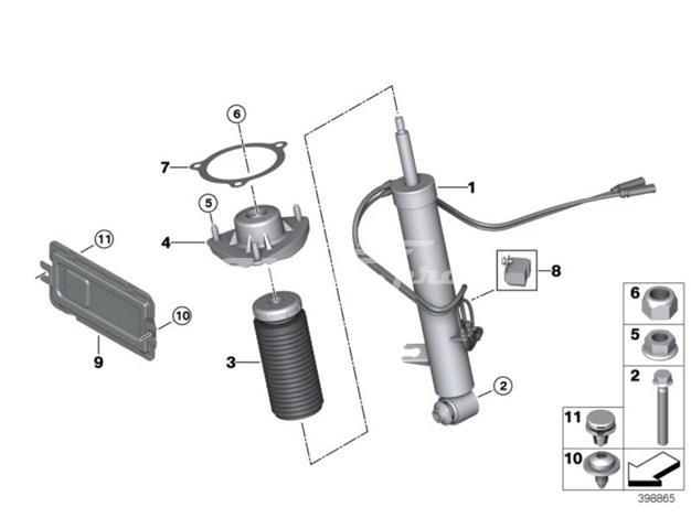 Блок управління пневмопідвіскою 37146870360 BMW