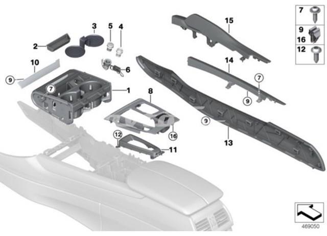 Декоративна накладка 51169252115 BMW