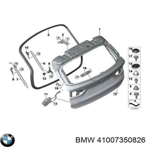 Треті двері 41007350826 BMW